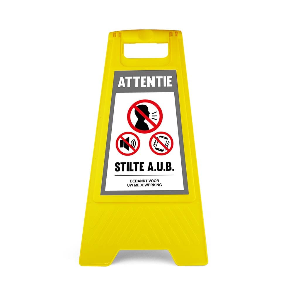 Warning Sign - Standard - Stilte A.U.B. - Nederlands for fpv drones 2