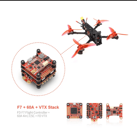 HGLRC Sector5 V2 6S FPV Racing Drone - F7 FC/60A 4in1 ESC/2306 Motor for fpv drones 5
