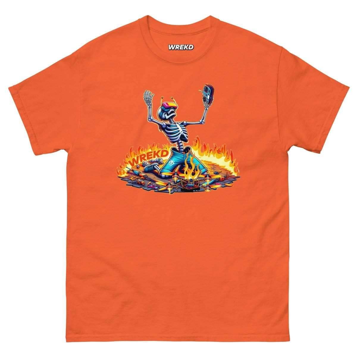 WREKD Skeleton Last Pack, Now Dying Inside Men's Tee - Choose Color for fpv drones 9