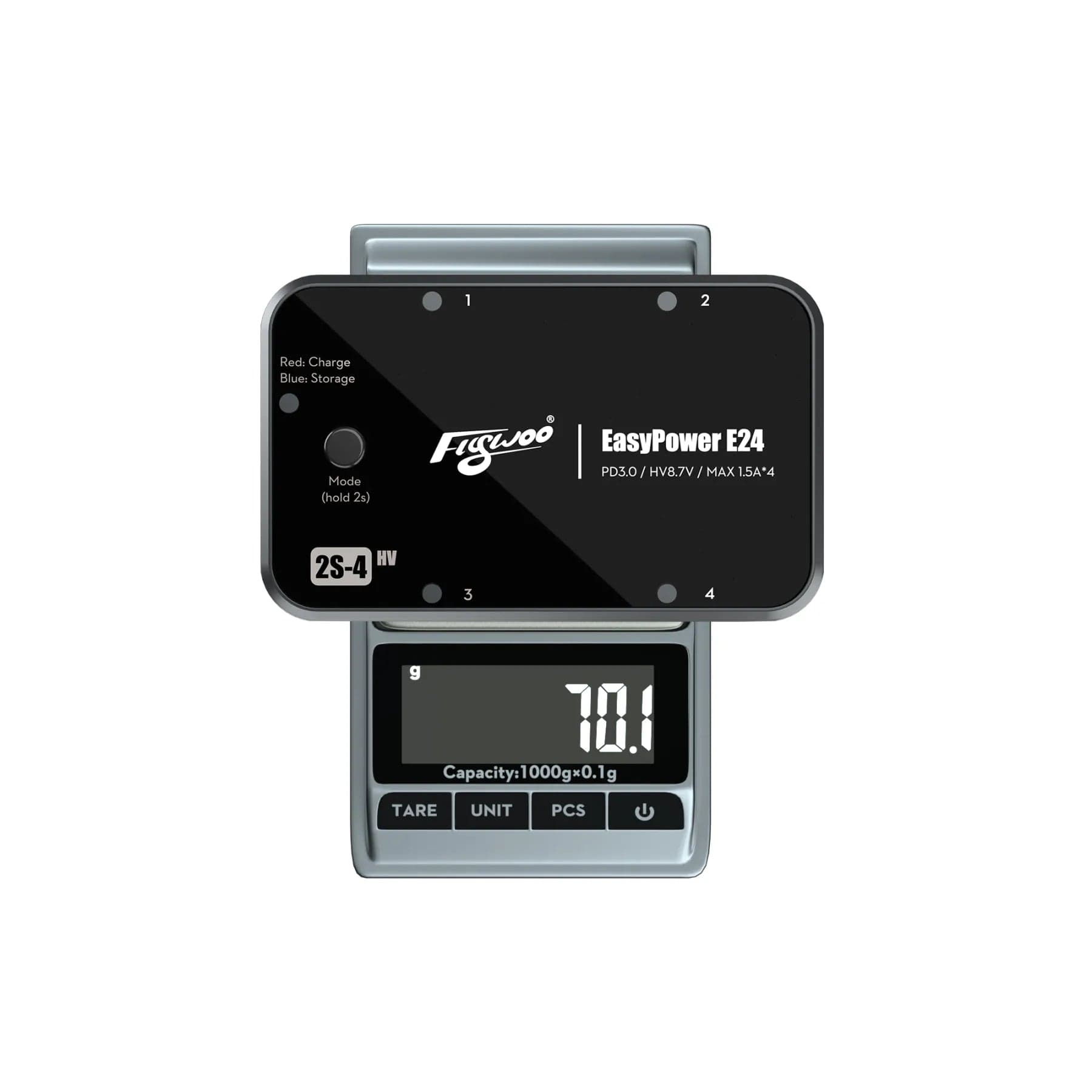 Flywoo EasyPower E24 2S Battery Charger for fpv drones 3