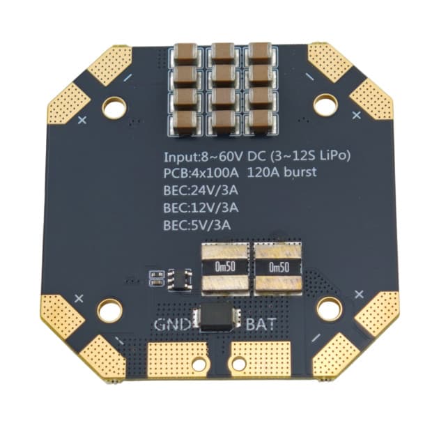 HGLRC PDB V2 4x100A 12S power distribution board for fpv drones 3