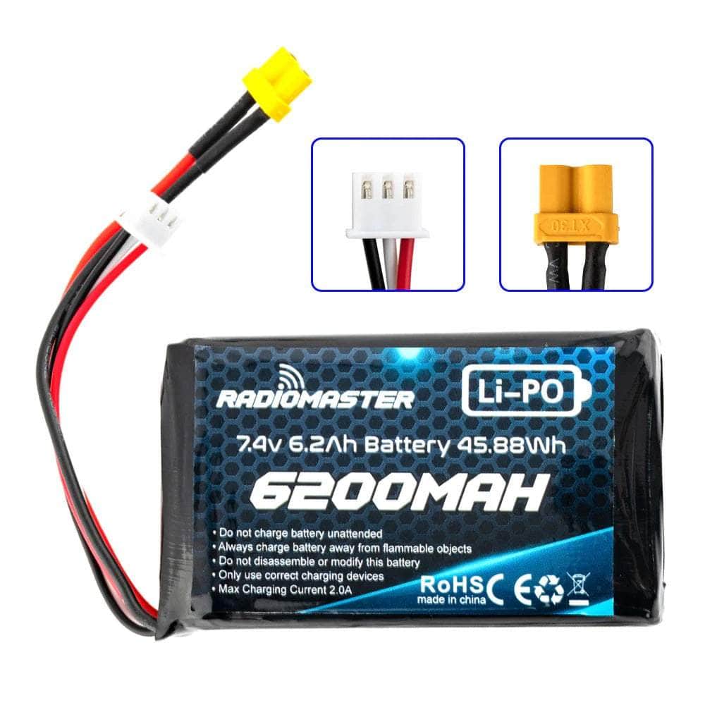 RadioMaster 7.4V 2S 6200mAh Li-Po Battery for Boxer / TX16S - XT30 for fpv drones 2