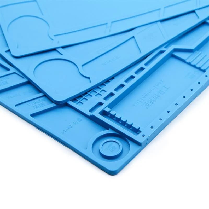 Sequre Magnetic Silicone Build Mat w/ screw holders (3 Size and Color Options) for fpv drones 6