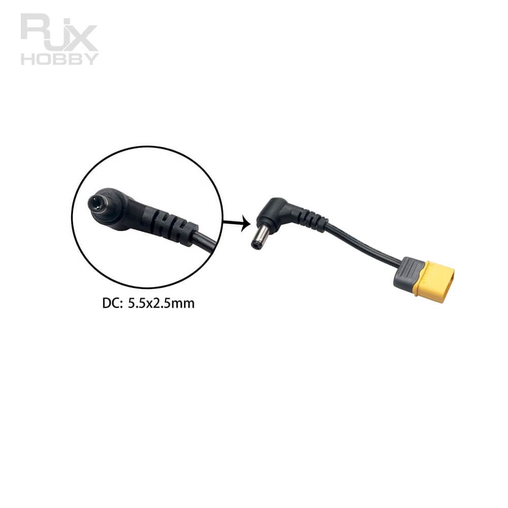 XT60 Male Plug naar DC Male Adapter for fpv drones 1