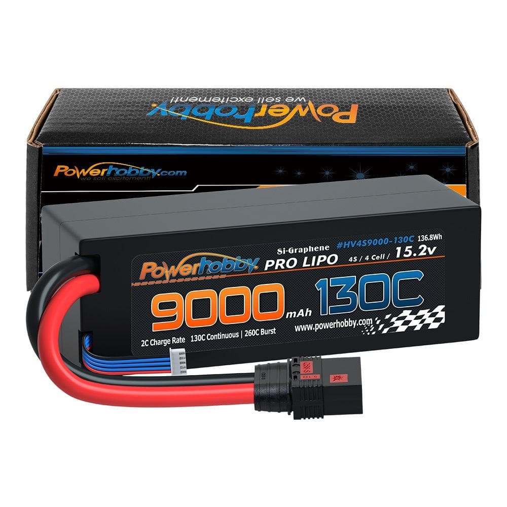 Powerhobby 4S 15.2V 9000mah 130c Graphene Lipo Battery w QS8 Plug for fpv drones