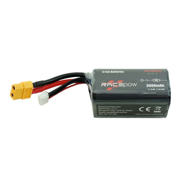 Racepow Liion 3000mAh 4S1P - Sony/Murata VTC6 for fpv drones 3
