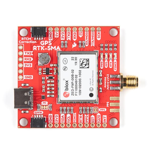SparkFun GPS-RTK-SMA Breakout - ZED-F9P (Qwiic) for fpv drones 4