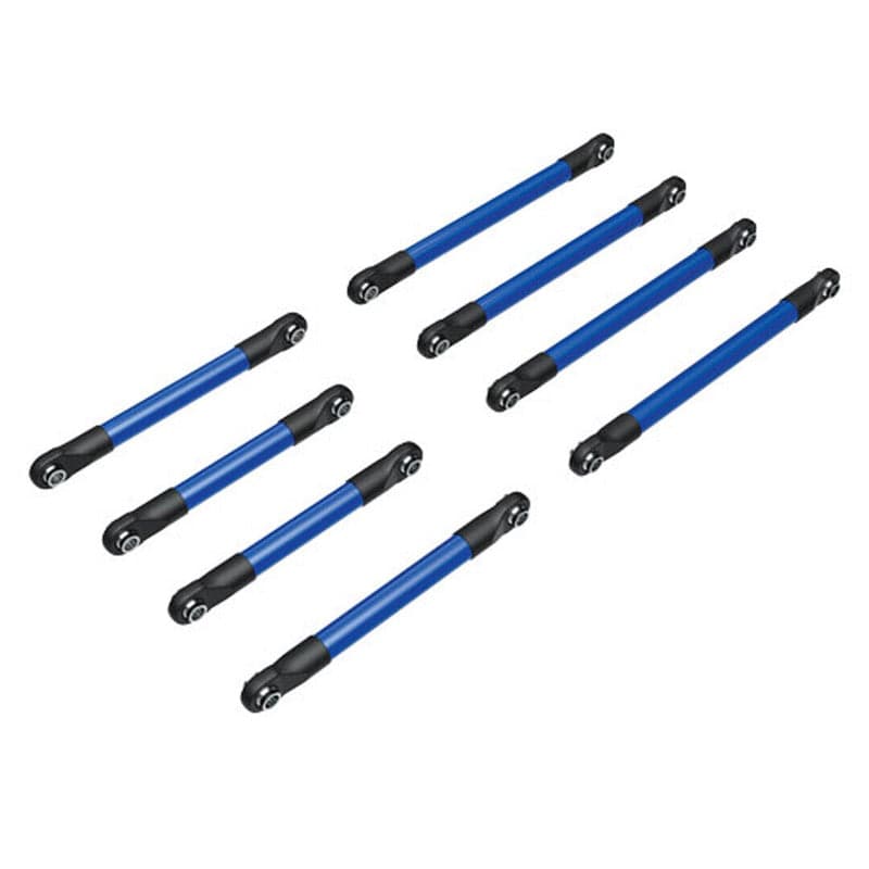 Traxxas 9749-BLUE TRX-4M Heavy-Duty Aluminum Suspension Link Set (blue) for fpv drones