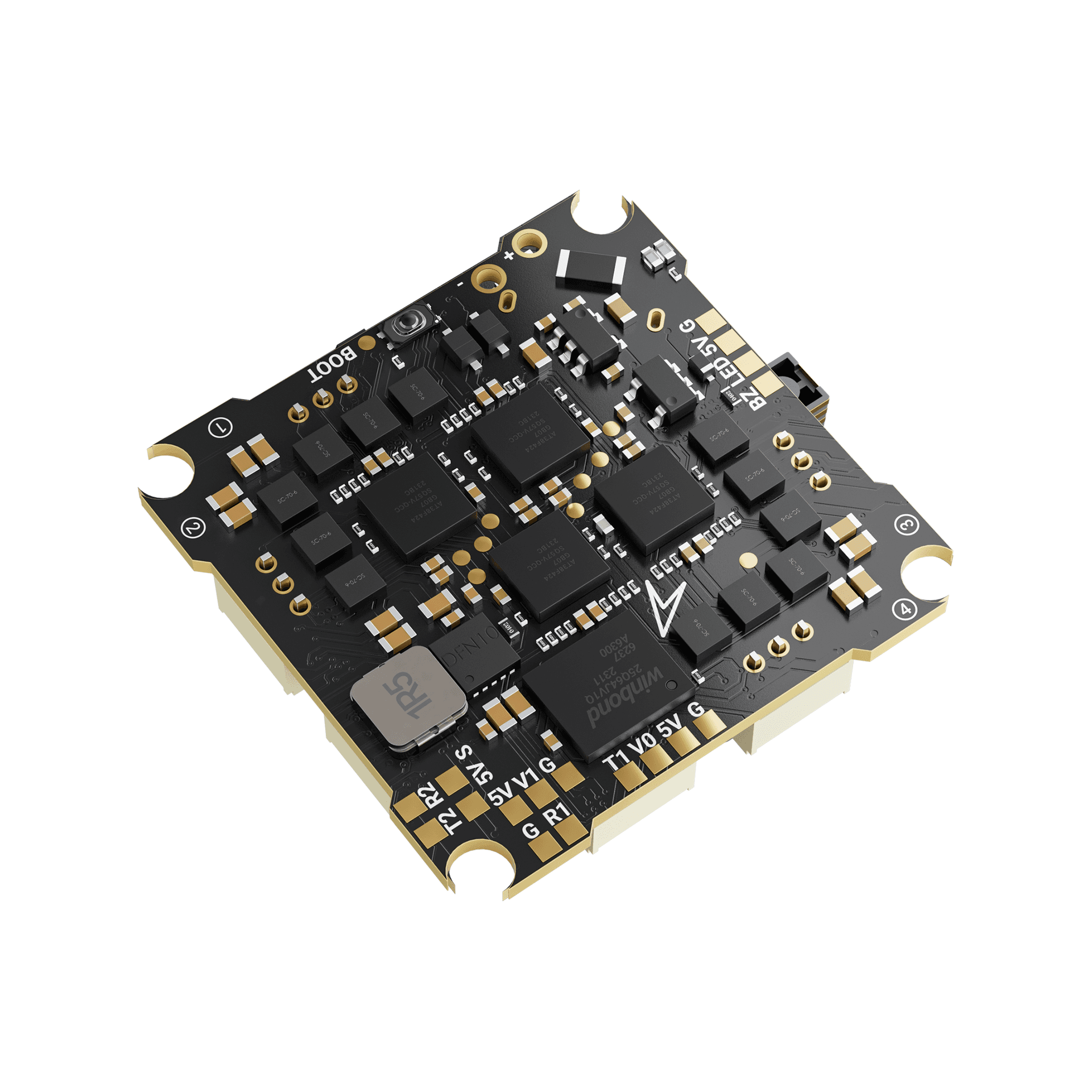 MEPS F411 1S 15A AIO High integration Flight Controller Analog for 1S Racing Whoops 25.5x25.5mm for fpv drones 3
