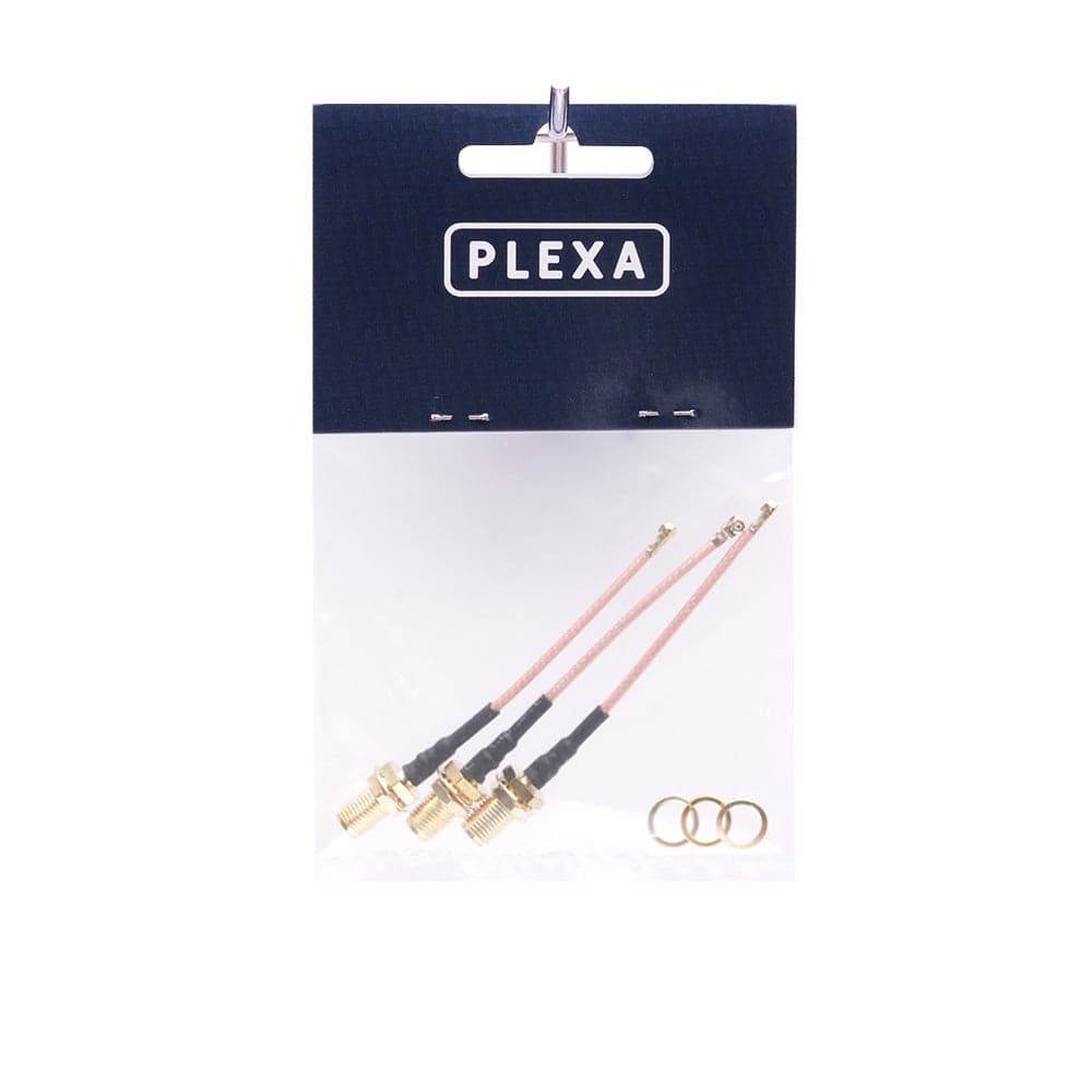 Plexa SMA Female to uFL Connector 60mm/120mm (3 pack) for fpv drones 1