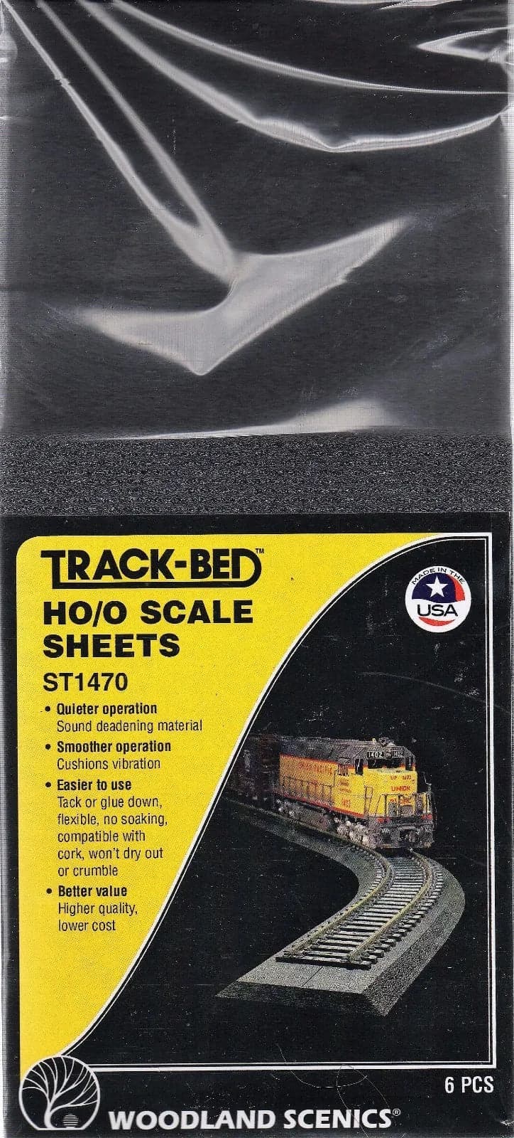 Woodland Scenics ST1470 HO/O Scale Track Bed Sheets 6 Pieces for fpv drones