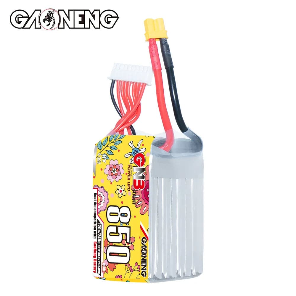 GAONENG GNB LiHV 8S 30.4V 850mAh 120C XT30 Connector LiPo Battery [DG] for fpv drones 5