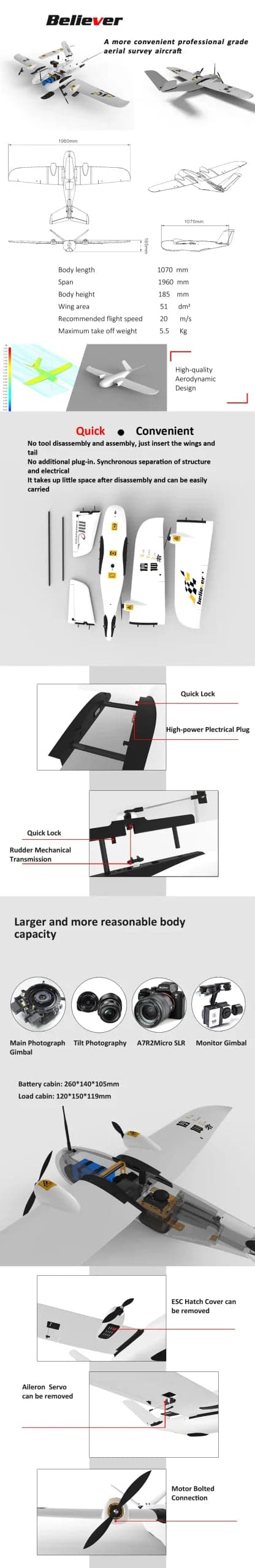 Make Fly Easy Believer PNP for fpv drones 4