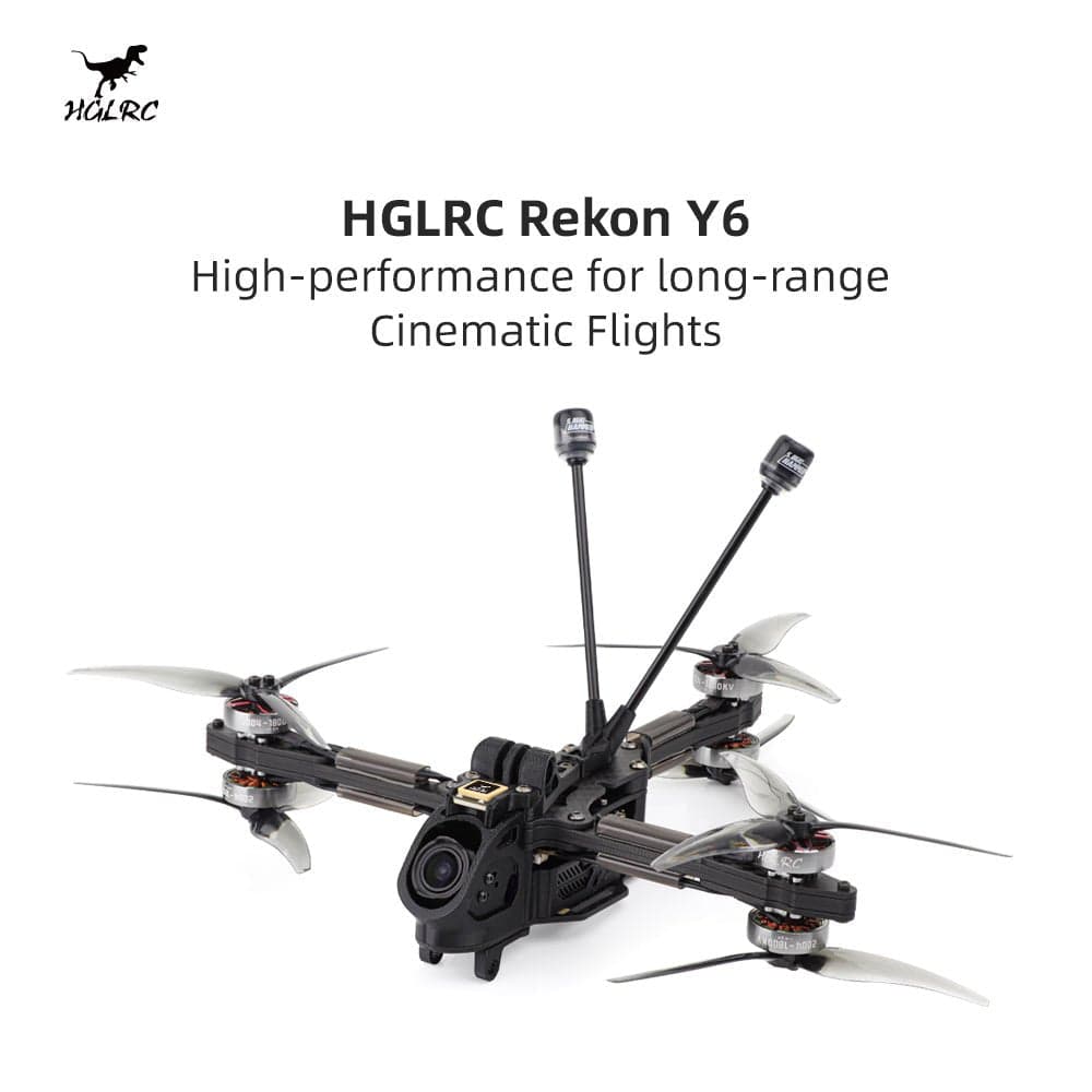 HGLRC Rekon Y6 5-inch Long-Range FPV Drone