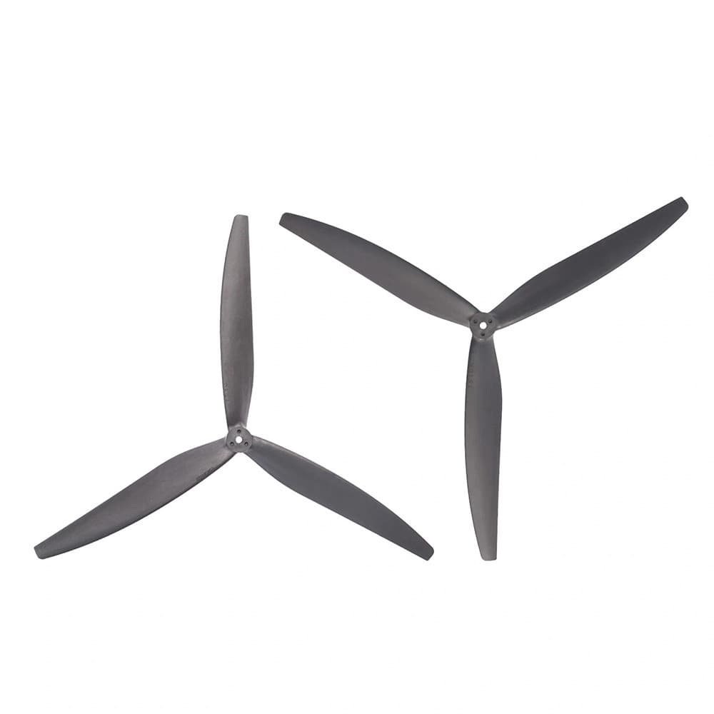 Gemfan 15x10x3 Glass Fiber Nylon 3-Blade Propeller (Set of 2) - 15 - Black for fpv drones 1