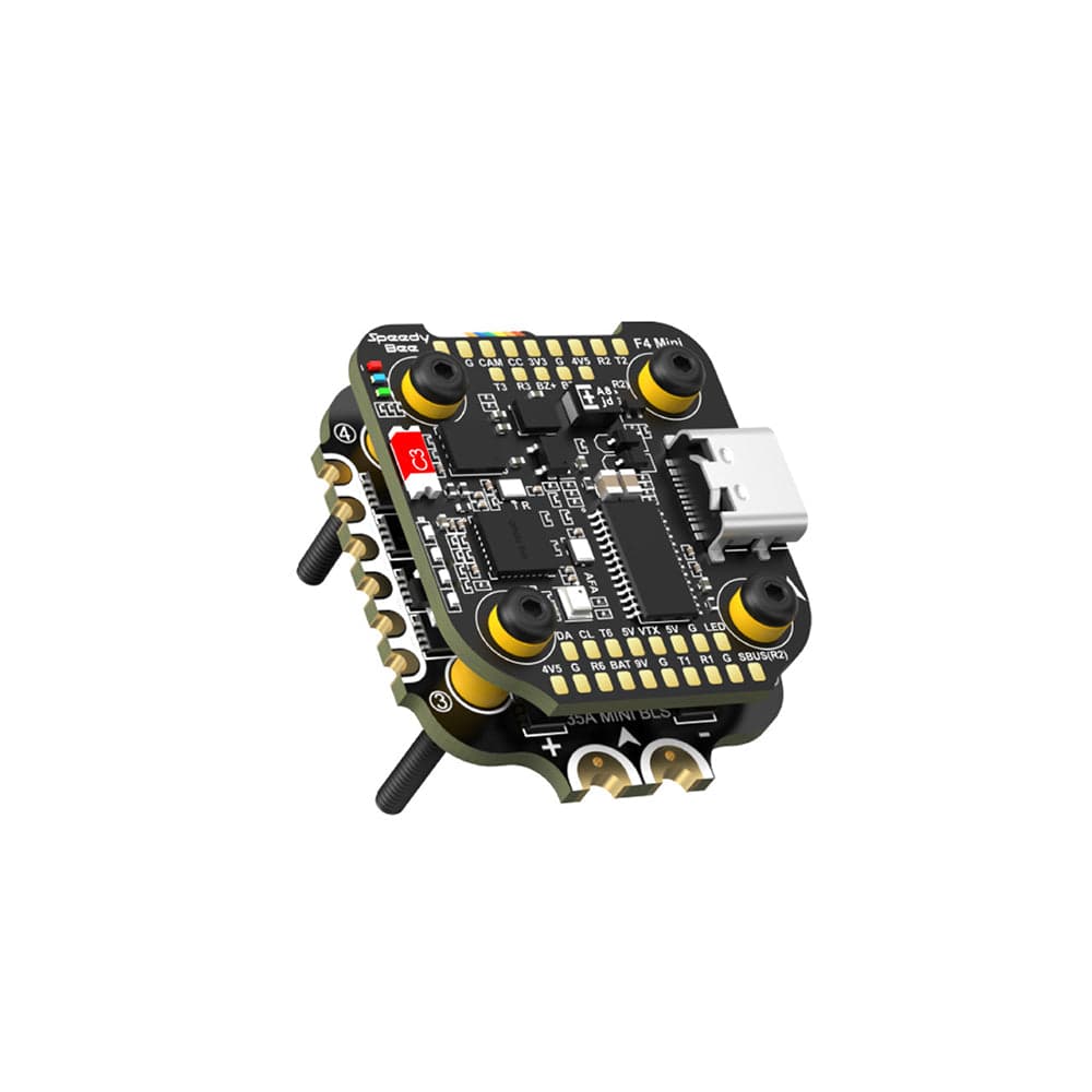 SpeedyBee F405 Mini BLS Stack w/ 35A 3-6S BLHeli_S 4in1 ESC - 20x20mm for fpv drones