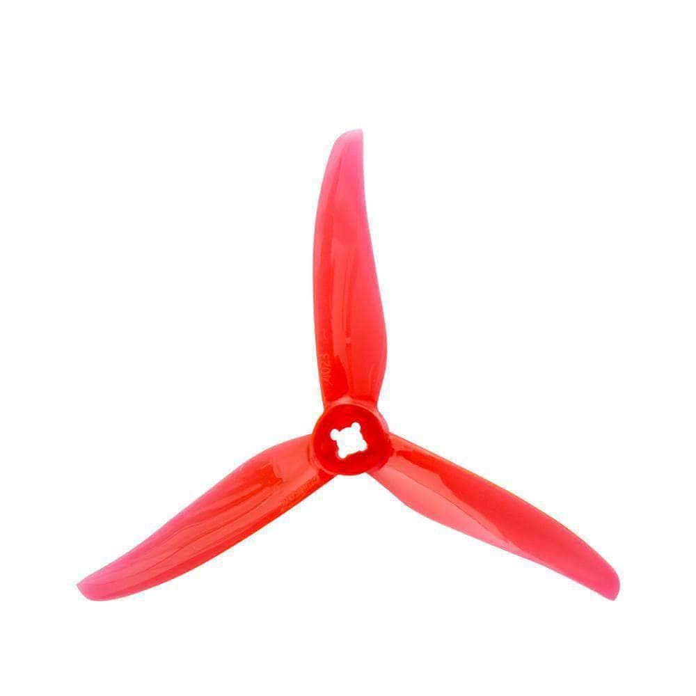 Gemfan Hurricane 4023-3 / 4" Tri-Blade FPV Drone Props for 5mm / 1.5mm Shaft T-Mounted w/ Adapter (4 Pack) - Choose Color for fpv drones 2