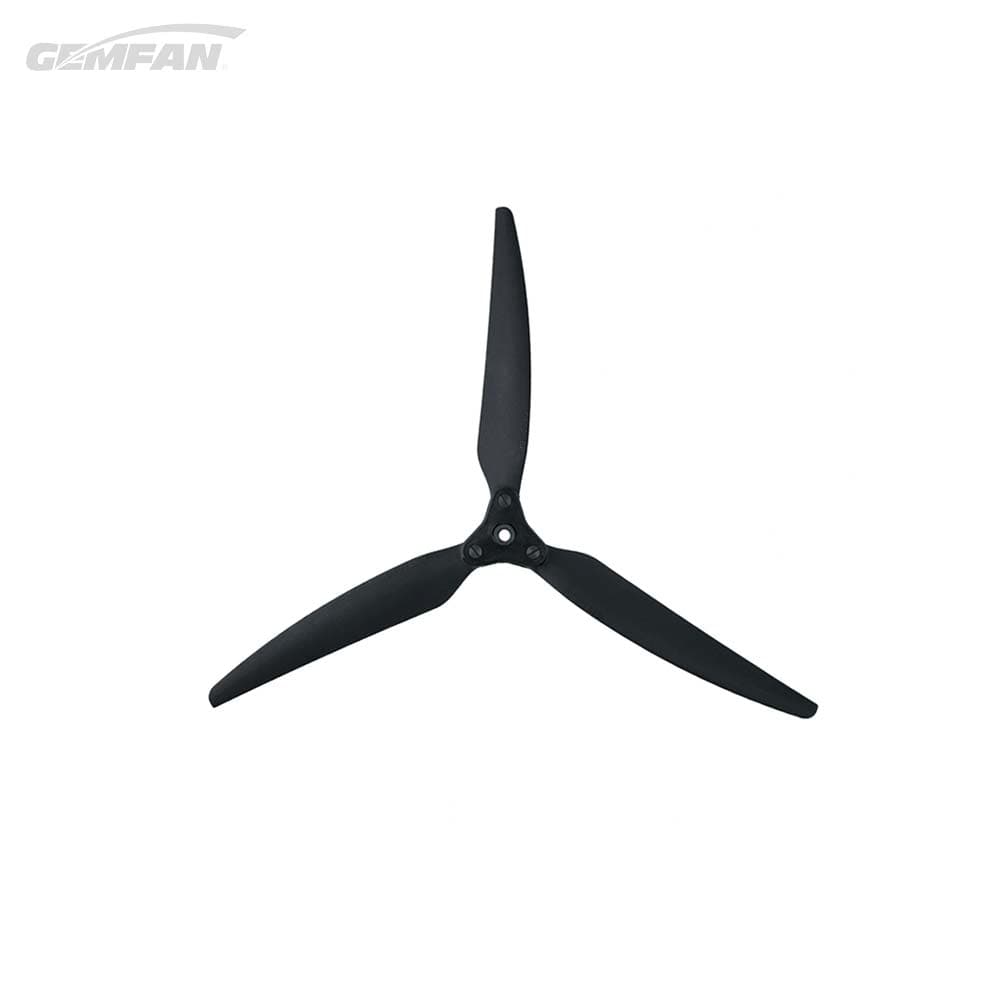 Gemfan 1265F Folding 3-Blade Glass Fiber Nylon Propellers (2 stuks) - Aluminium Adapter for fpv drones