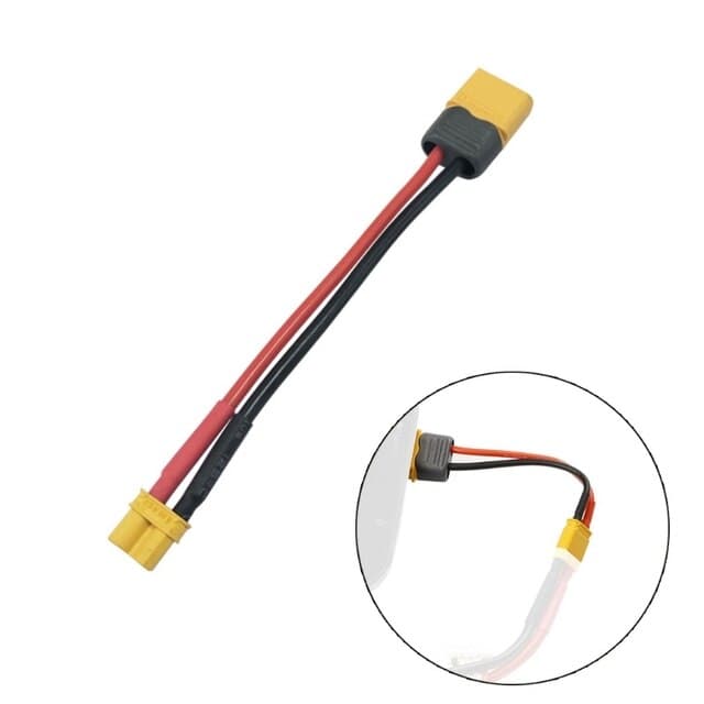 Plexa XT60 Female To XT30 Male 30cm 16AWG Adapter Cable for fpv drones 4