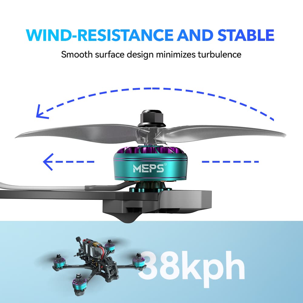 MEPS SZ5145 3-Blade FPV Drone Propeller for 5-inch Drones Lightweight for fpv drones 6