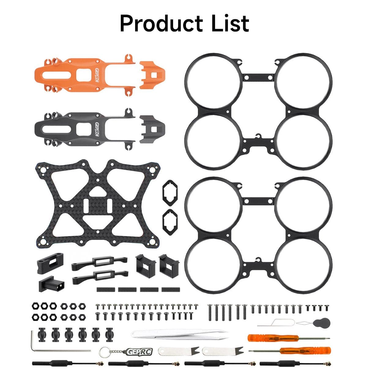 GEPRC GEP-DS16 (Darkstar 16) 1.6-inch CineWhoop Frame for DJI O4 Air Unit for fpv drones 9
