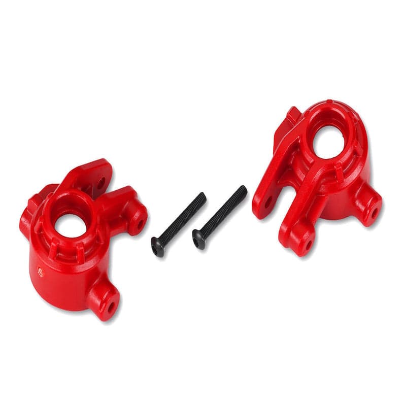 Traxxas 9037R Steering Blocks Extreme Heavy Duty Red 4x4 Hoss/Rustler/Slash for fpv drones
