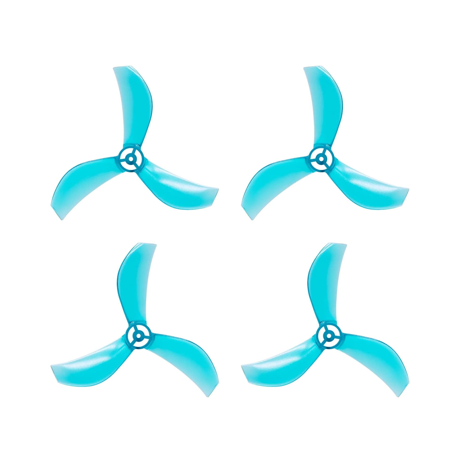 NewBeeDrone Azi 1615-3 / 1.6" Tri-Blade Micro/Whoop FPV Drone Props for 1mm Shaft (8 Pack) - Choose Color for fpv drones 6