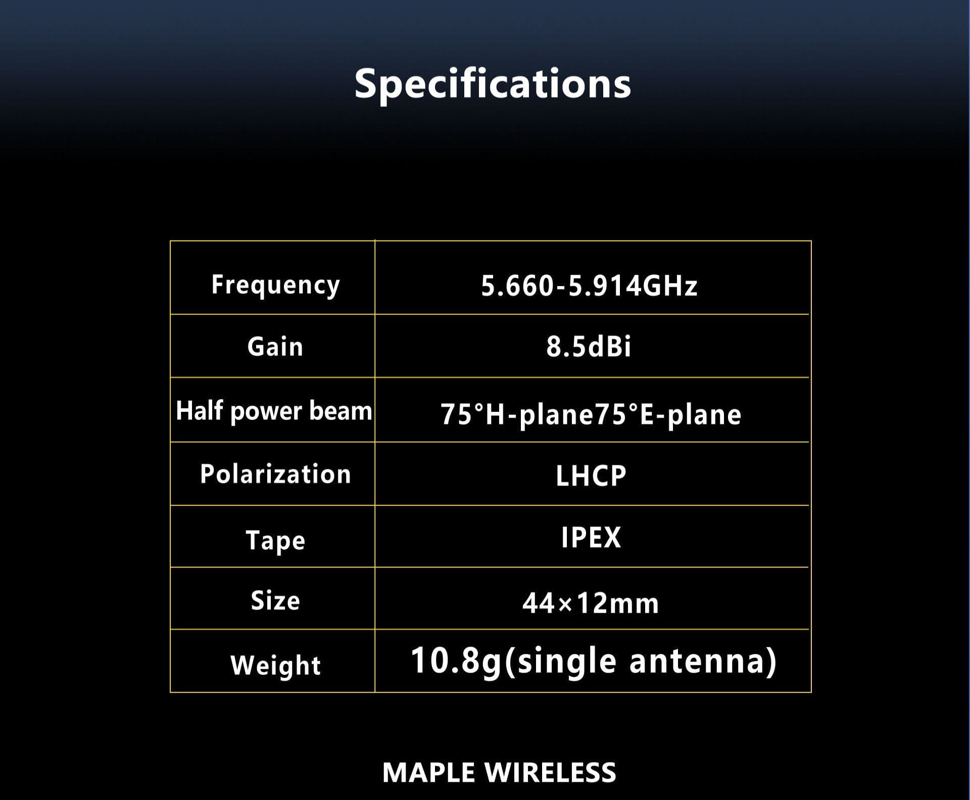 Maple Wireless DJI N3 antenna for fpv drones 4