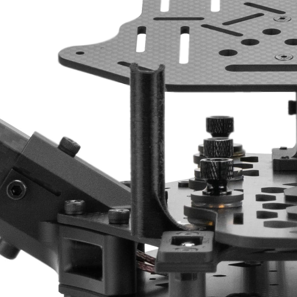 Lumenier Immortal-T Vertical Antenna Mount - 2 - Black for fpv drones 2