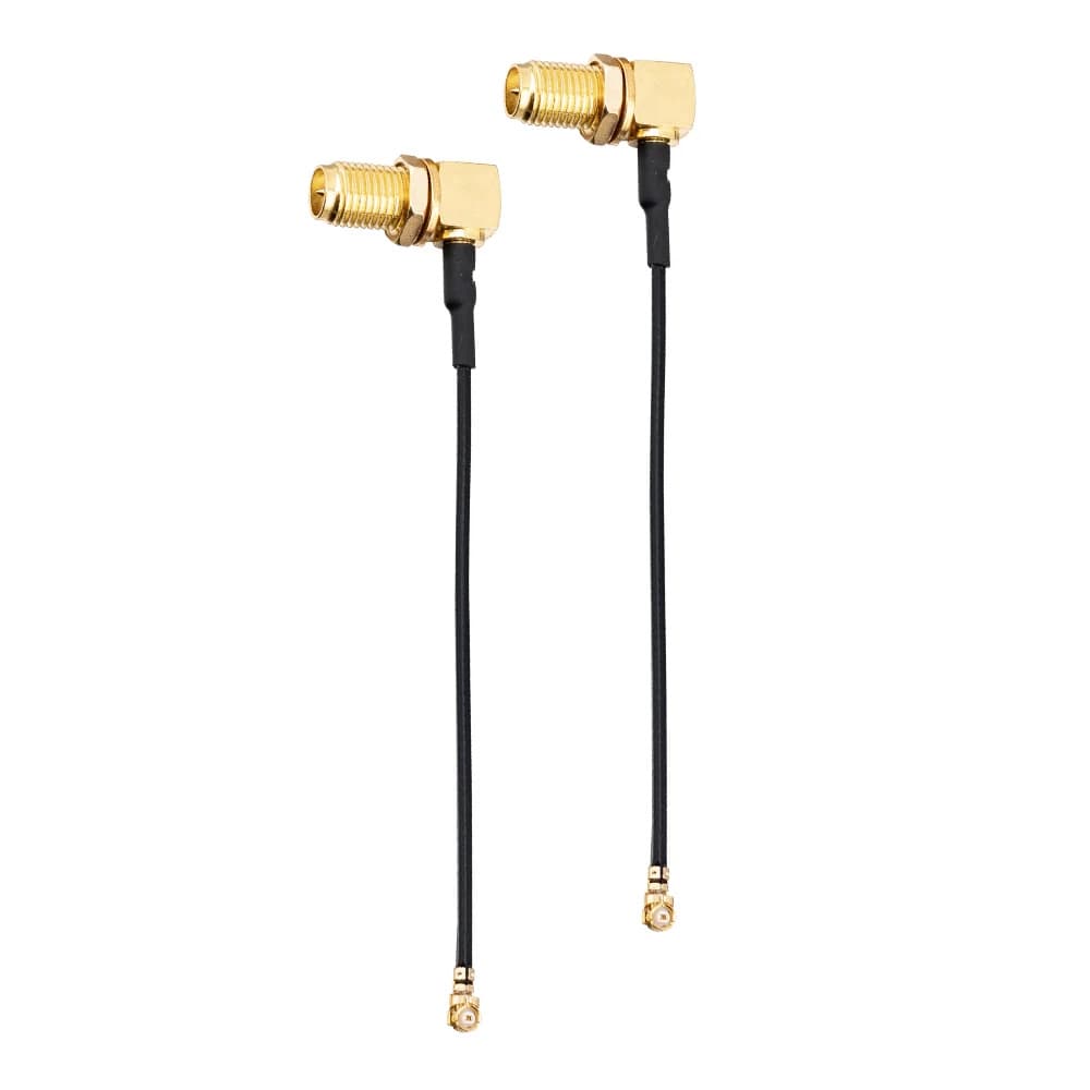 RadioMaster RP-SMA 90 Degree Adapter Set for GX12 Radio (2pcs) for fpv drones 2