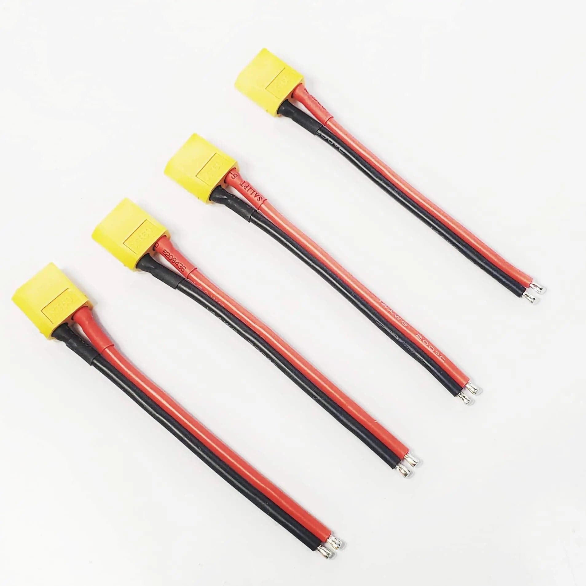 NewBeeDrone XT60 Lipo Pigtail 14AWG (4PCS) for fpv drones