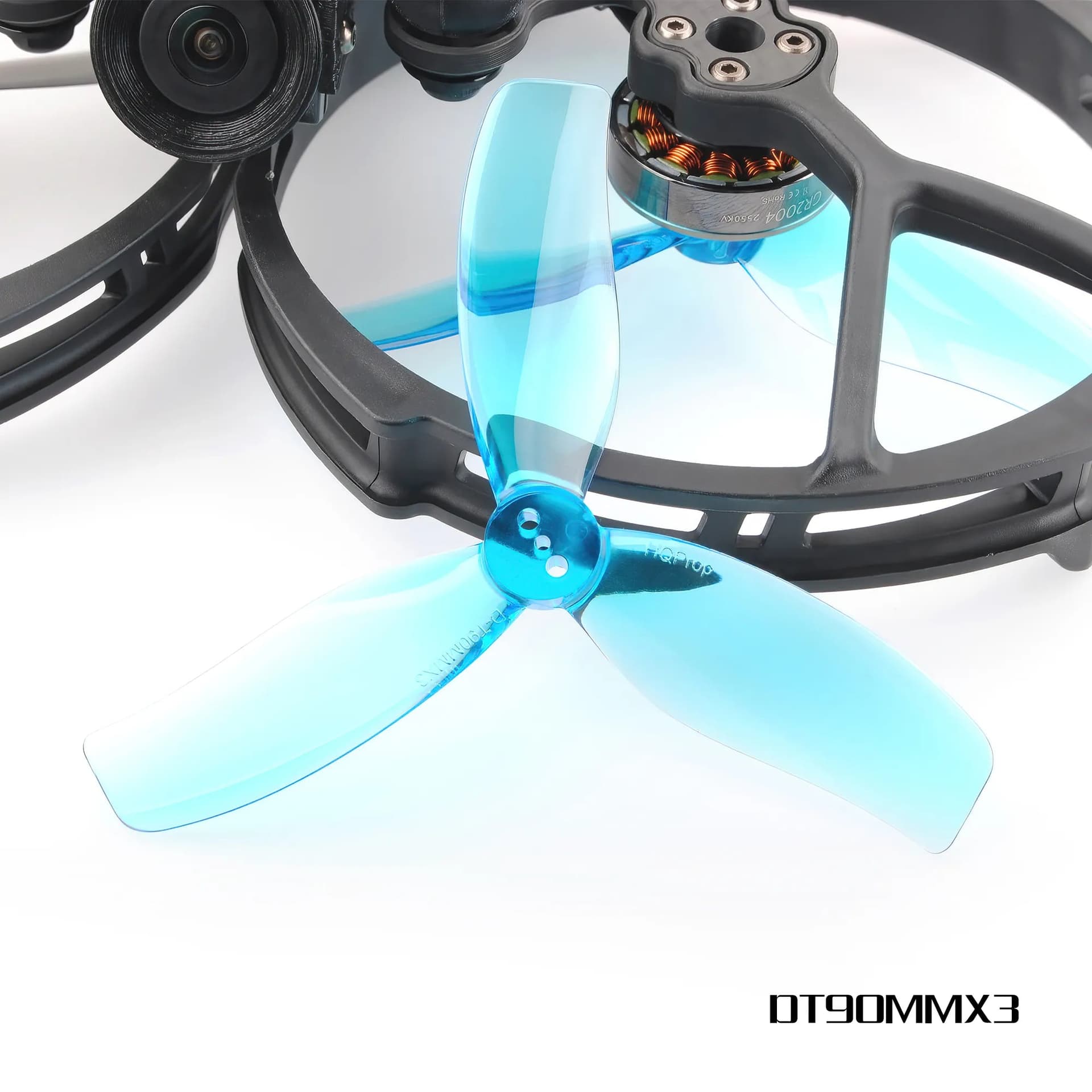 HQProp Duct T90MMX3 for Cinewhoop (2CW + 2CCW) Polycarbonate for fpv drones 2