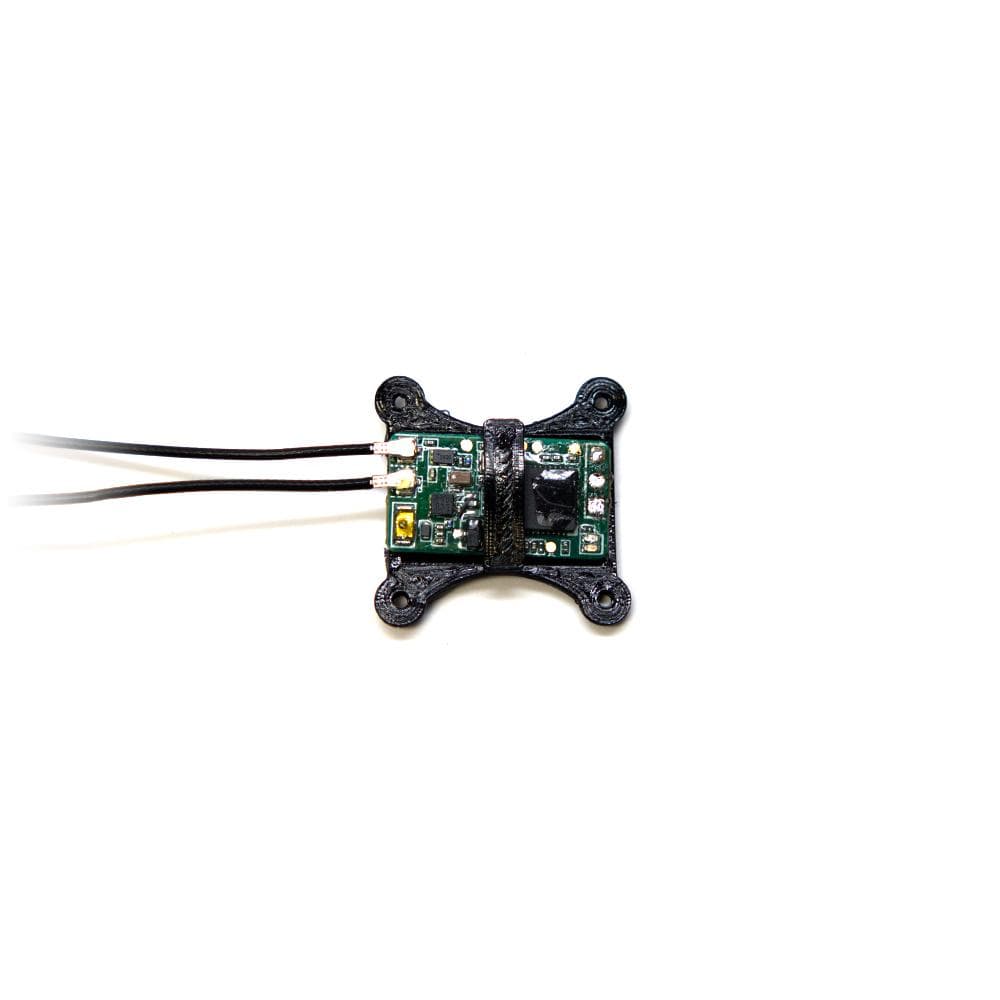 RDQ Mini Receiver Holder for 20x20 Stacks - 3D Printed TPU - Black for fpv drones 4