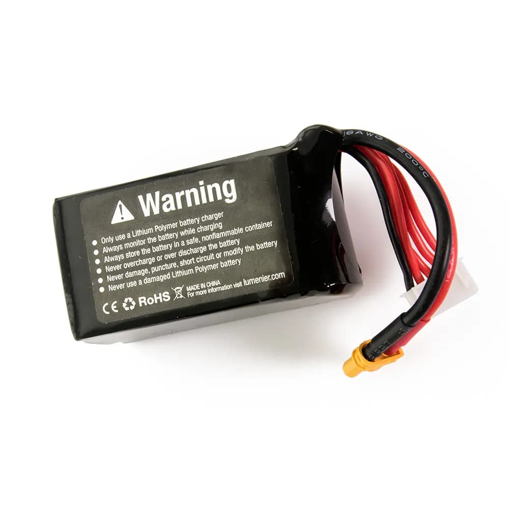 Lumenier 850mAh 4S 45c LiPo Battery (XT-30) - 3 Pack Bundle - 14.8 Volt (4 Cell) for fpv drones 5