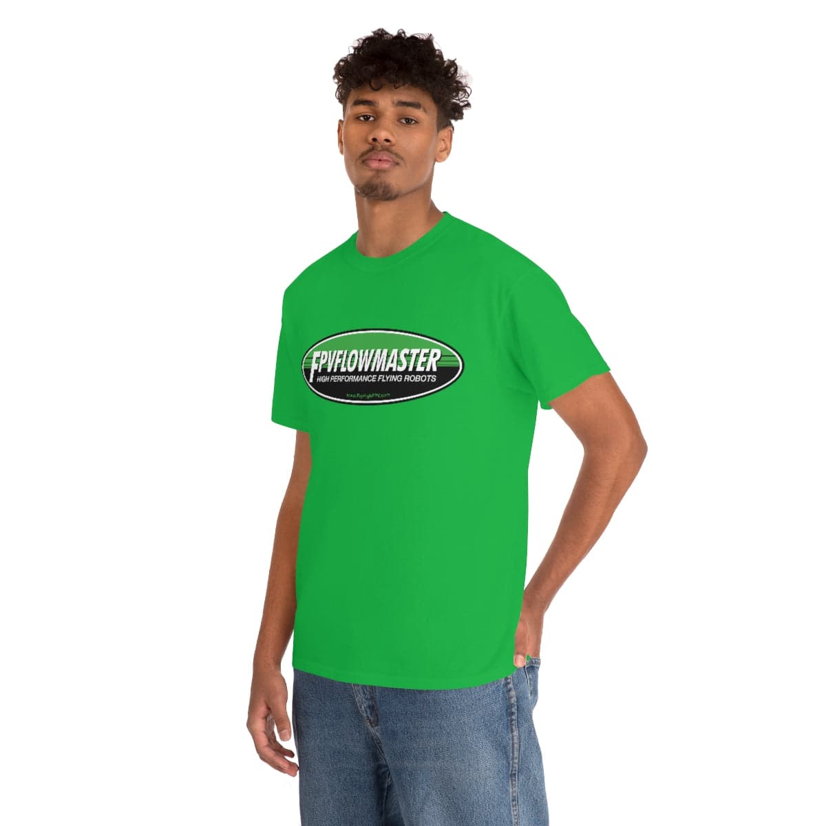 FPV Flow Master - Green Logo - T-Shirt for fpv drones 292