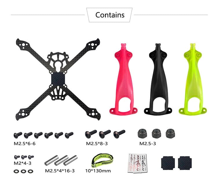 FPVracer R316 Ultralight 3" Quadcopter Frame for fpv drones 3