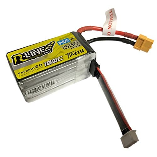 Tattu R-Line V2.0 1550mAh 100C 4S High Voltage Lipo Battery Pack for fpv drones 1