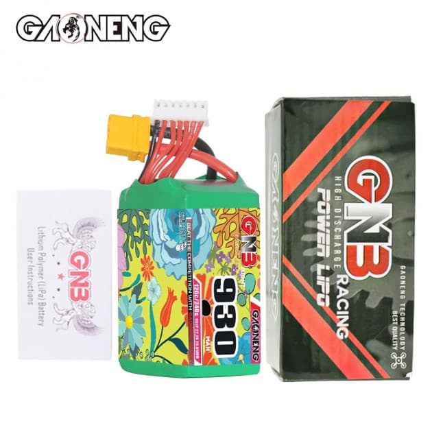GNB 930mAh 6S 120C (XT60) Lipo battery for FPV drones for fpv drones 5