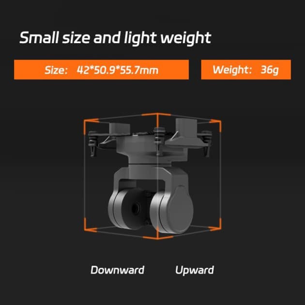 XF C-20D Vertical 2-axis gimbal - DJI O4 Pro for fpv drones 5