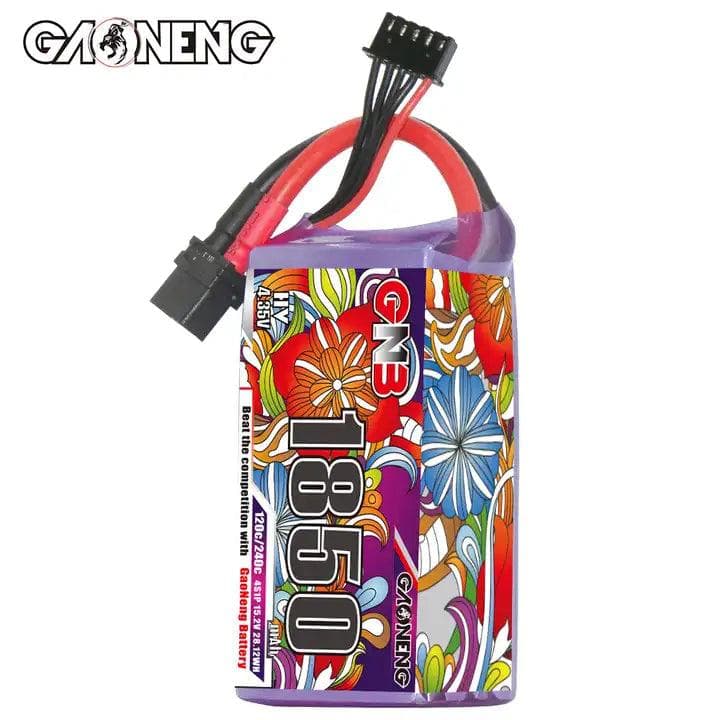 GNB 4S 1850MAH 15.2V 120C XT60 HV High Voltage LiHV Drone FPV FreeStyle Long Range LR Competition Racing Pack for fpv drones 1