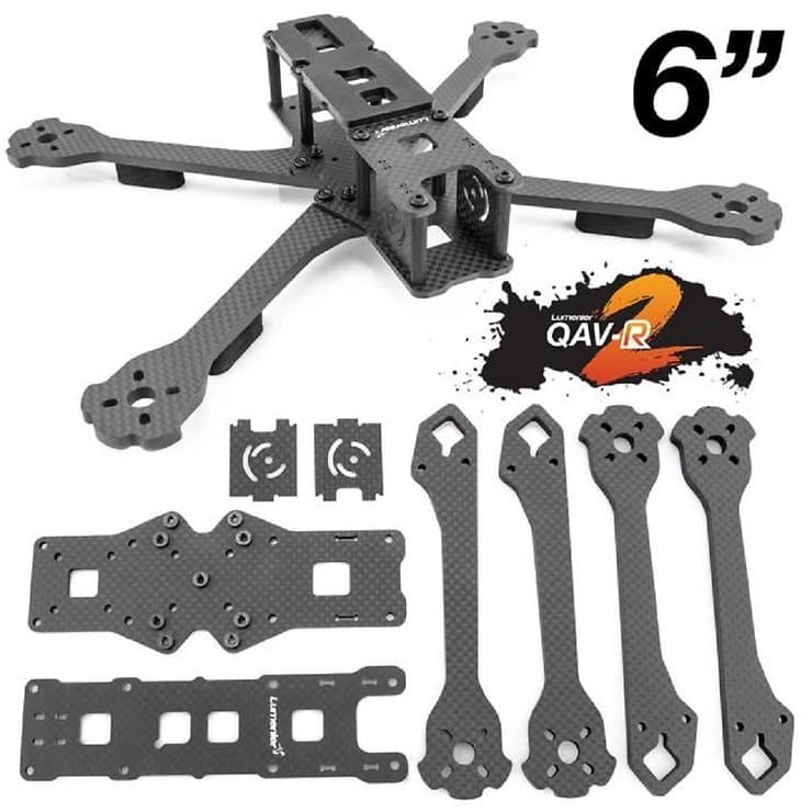 Lumenier QAV-R 2 Quadcopter Frame 6 Inch for fpv drones 6