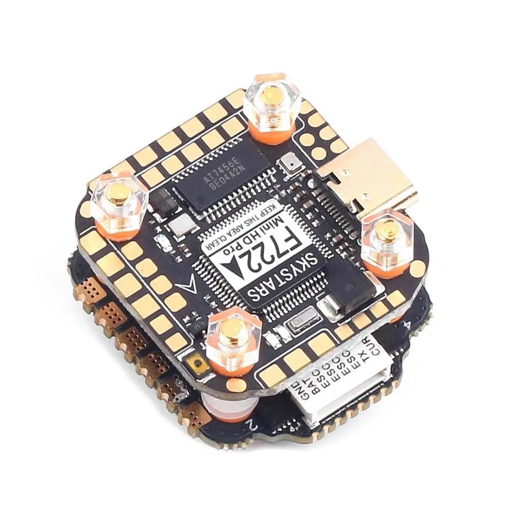 Skystars Fly Stack - F722 Mini HD Pro Flight Controller + KM35 PRO 35A BLHeli_32 3-6S 4-in-1 ESC - 20x20 for fpv drones 1