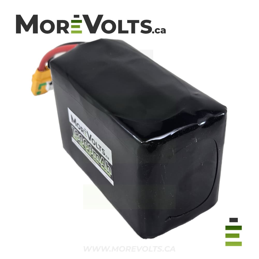 More Volts 6S 18000mAh Li-Ion Battery for fpv drones 2