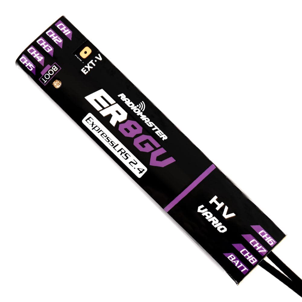 RadioMaster ER8G & ER8GV 2.4GHz ELRS PWM Receiver for fpv drones 1