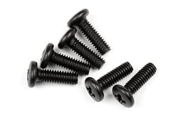 6mm M3 Nylon Bolt - Phillips Head (10 pieces) for fpv drones