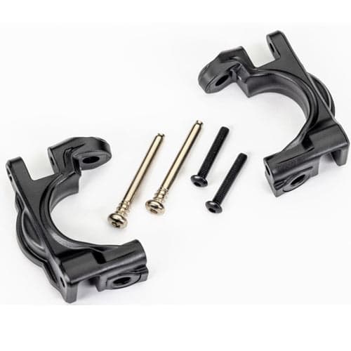 Traxxas 9032 Heavy Duty Caster Blocks C-Hubs Black : 4x4 Hoss / Rustler / Slash for fpv drones