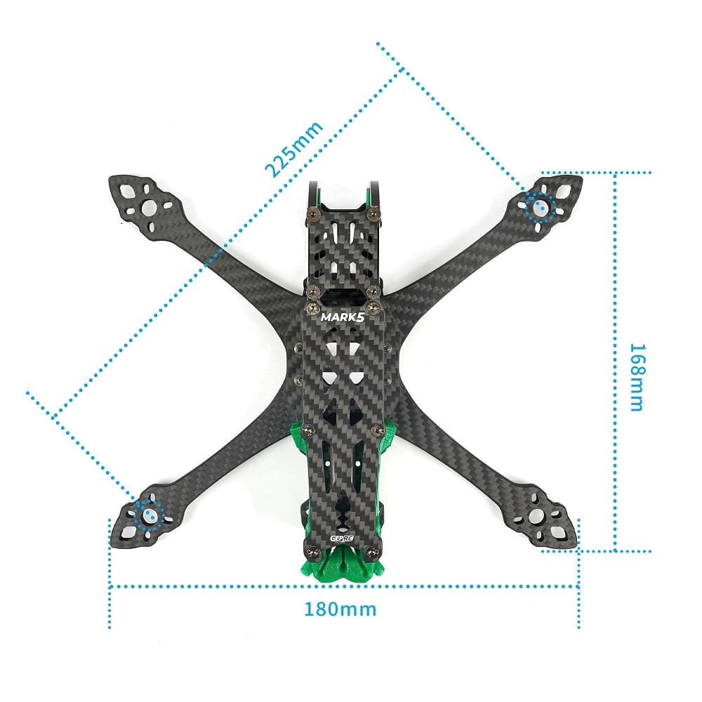 GEPRC GEP-MK5 Pro O3 FPV Drone Frame Kit - Coral Orange for fpv drones 4