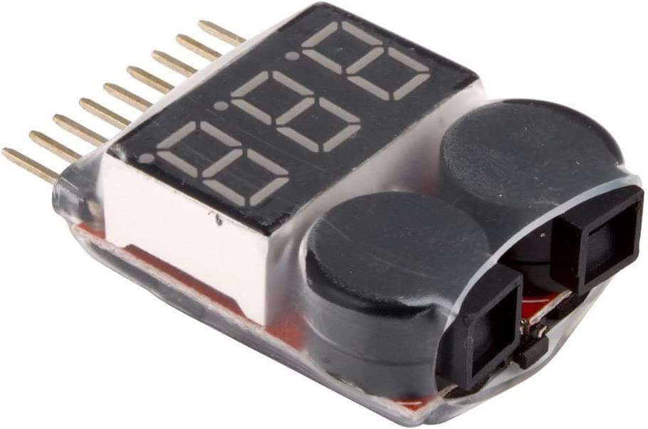 Powerhobby Digital 1S-8S LiPo Battery Voltage Tester Indicator Checker Detector for fpv drones