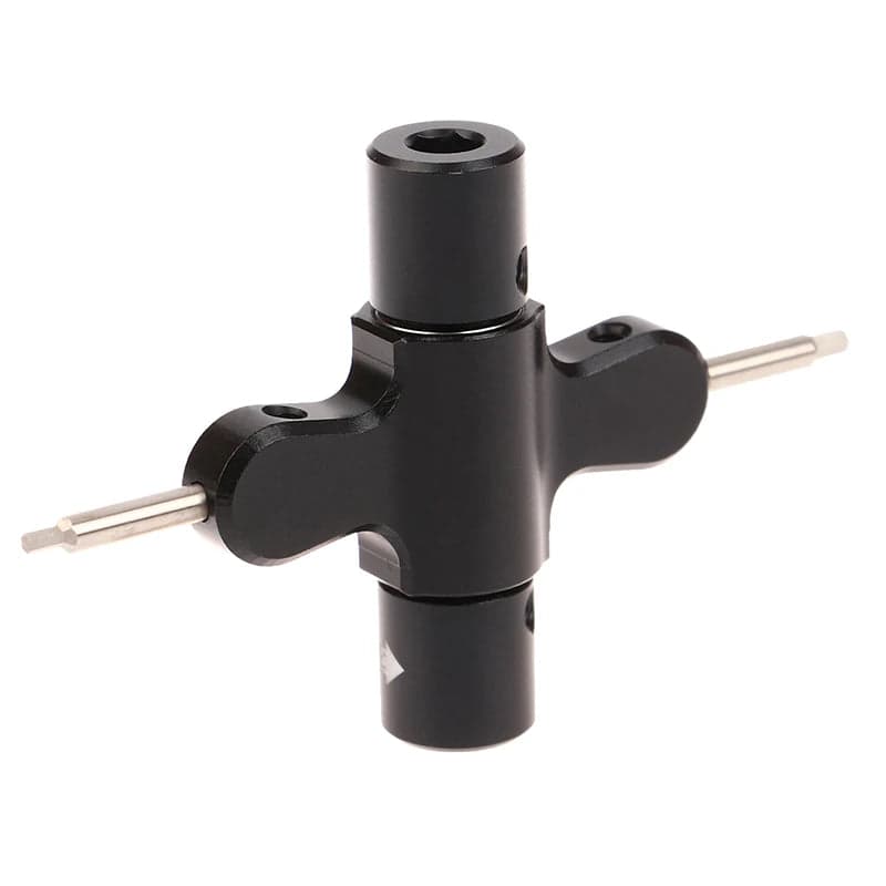 M3 M5 Ratchet Wrench Screw Nut 1.5 2.0mm Hexagon Screwdriver Quick Release Propeller Motor Prop Tool for fpv drones 3