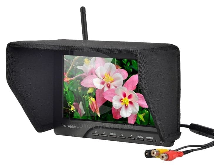 EMAX ★FPV769A Ground Station FPV 7 Monitor w-Sun Shield for fpv drones 1
